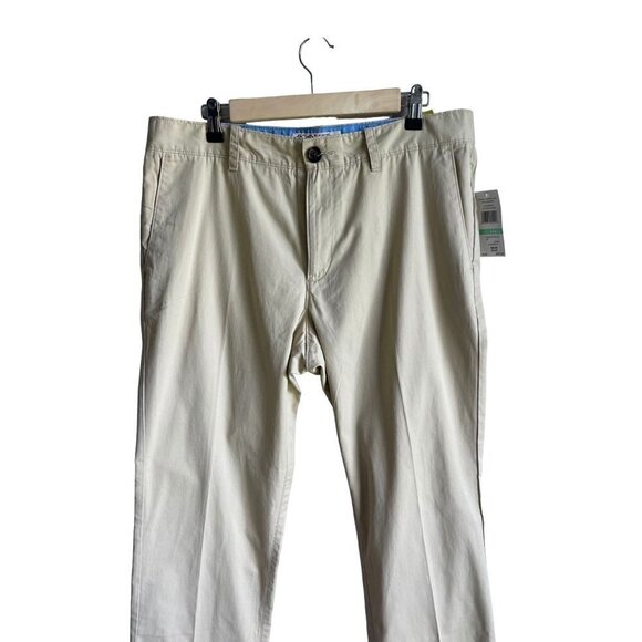 New! Penguin Wittfield Heritage Fit Khaki Chino Pants Flat Front Size 34 x 29 - Picture 5 of 9